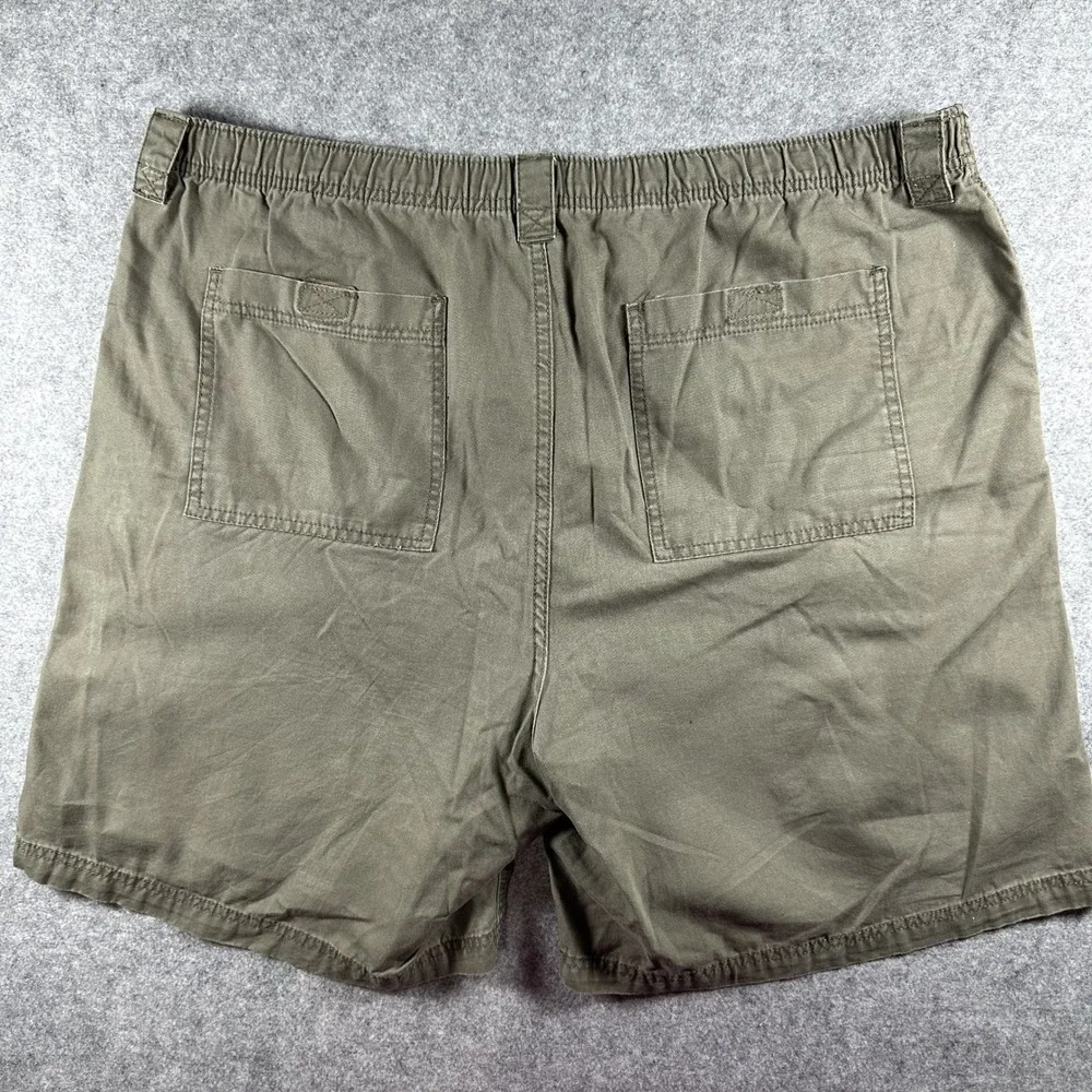 Wrangler Authentic Issue Cargo Shorts 44‎ Olive Green Cotton Canvas NW941FT
